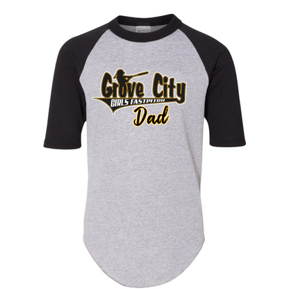 Raglan Baseball Shirt Grove City - Grove City Fastpitch