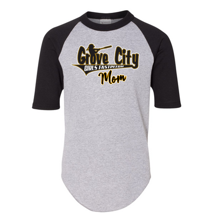 Raglan Baseball Shirt Grove City - Grove City Fastpitch