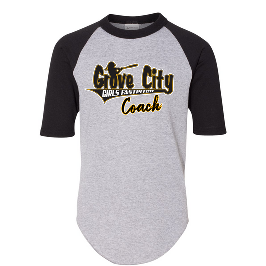 Raglan Baseball Shirt Grove City - Grove City Fastpitch