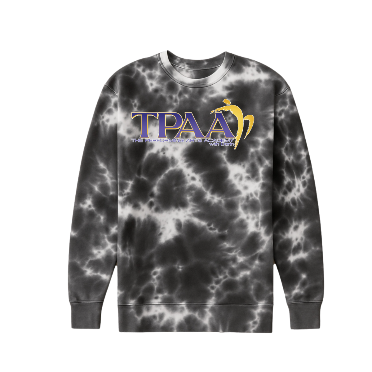 TPAA Tie-Dye Fleece Crewneck - TPAA Dance Studio
