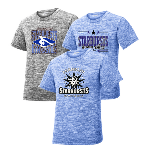 Electric Heather Tee - Franklin Starbursts