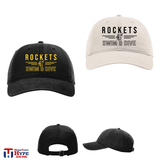 Twill Dad Hat - Titusville Swim & Dive