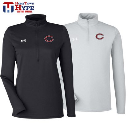 Under Armor Tech Team ¼ Zip - Cranberry Berries