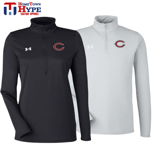 Under Armor Tech Team ¼ Zip - Cranberry Berries