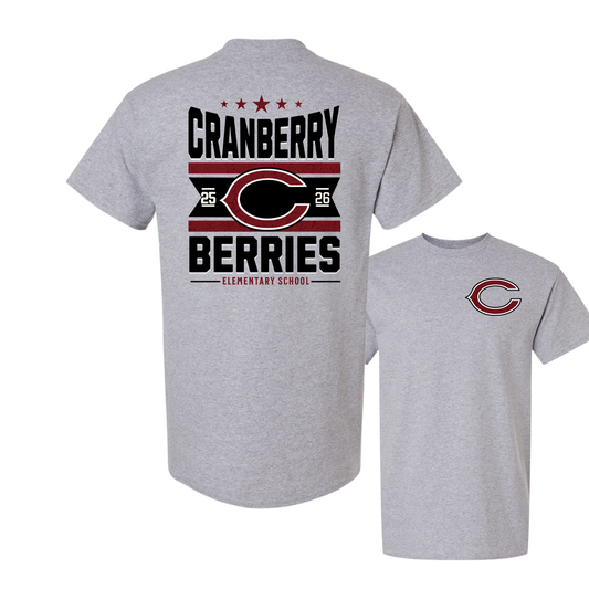 T-Shirt - Cranberry Berries