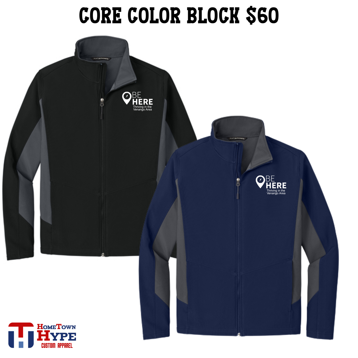 Core Colorblock Jacket : Be Here, VAC