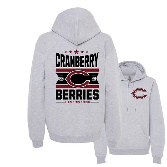 Hoodie - Cranberry Berries