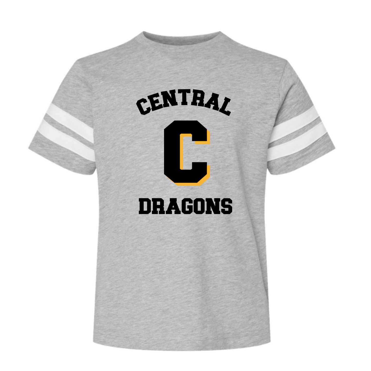 Central - Local School Spirit Football Tee