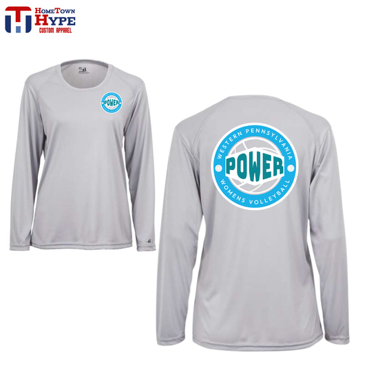 Women's "B-Core" Long-Sleeve Shirt- Western PA Power 25