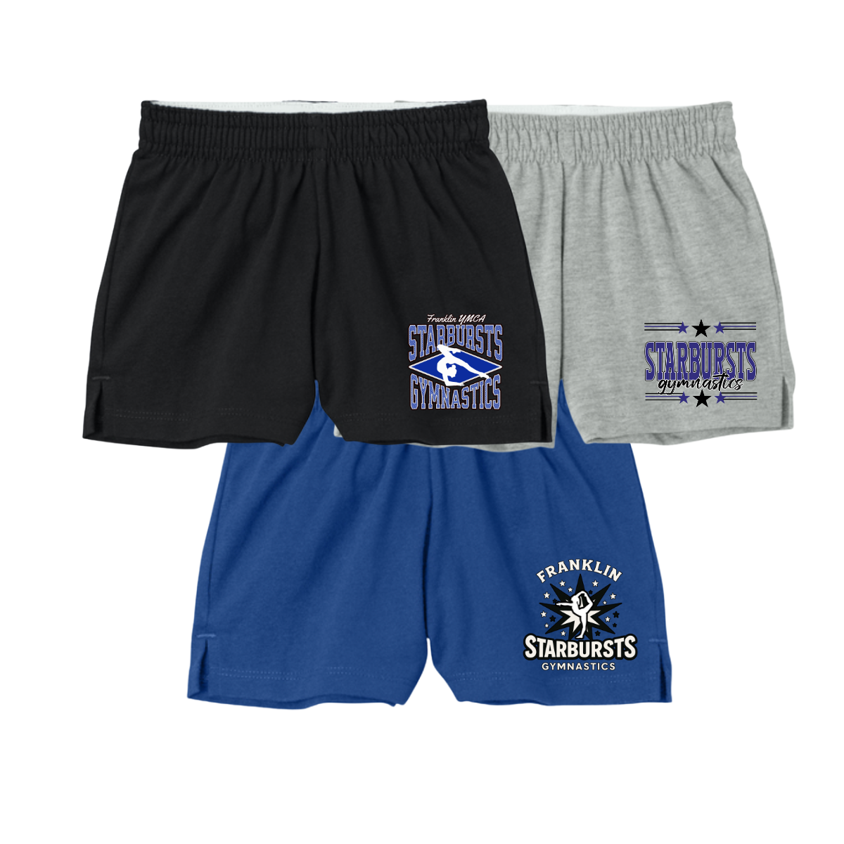 Jersey Knit Shorts - Franklin Starbursts