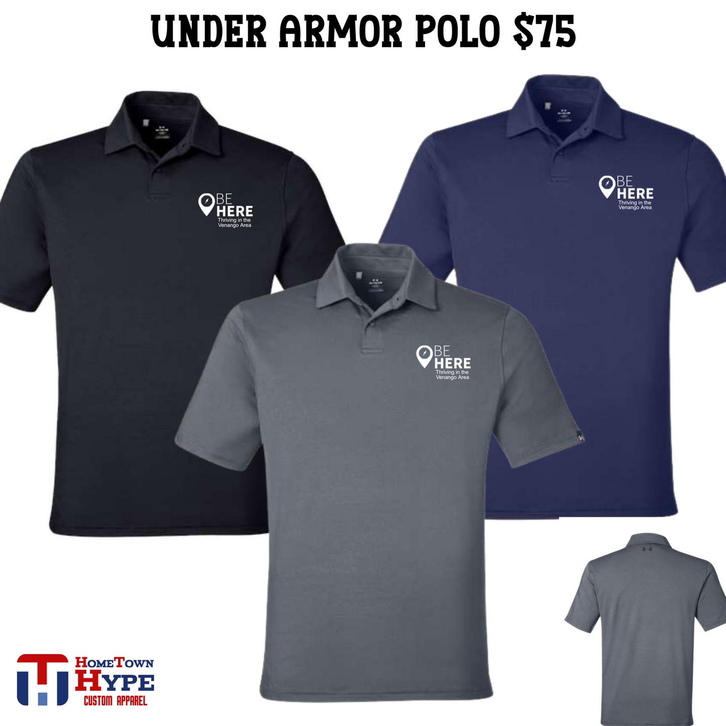 Under Armor Polo : Be Here, VAC