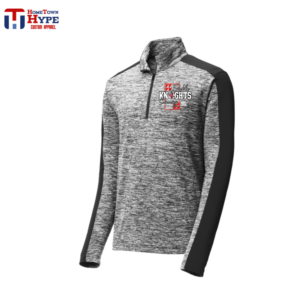 1/4-Zip Electric Pullover - Franklin Knights Swimming