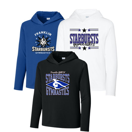 Long Sleeve Hoodie - Franklin Starbursts