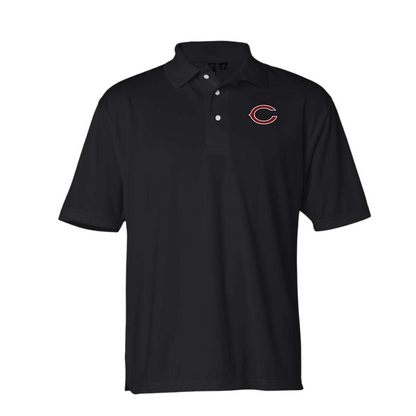 Polymesh Embroidered Polo - Cranberry Berries