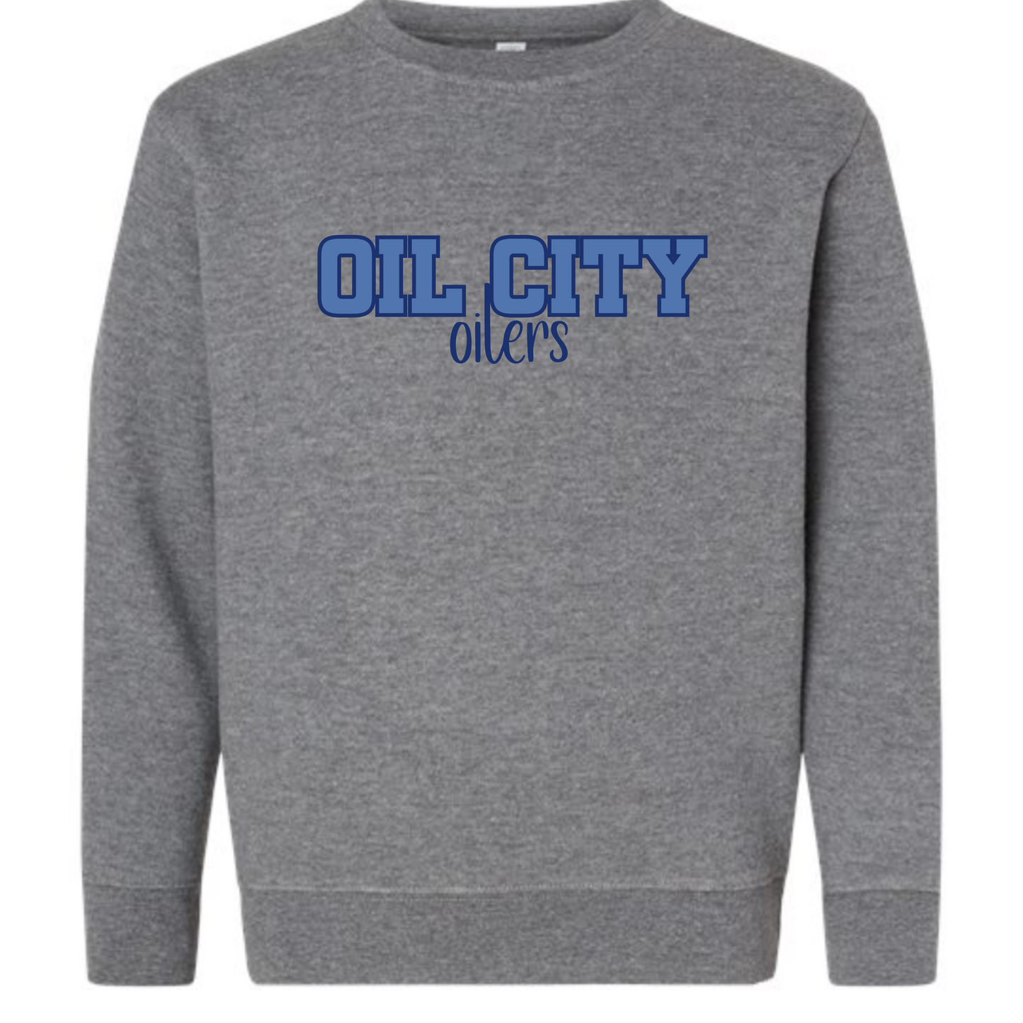 Oil City - Script Local School Spirit Crew Neck