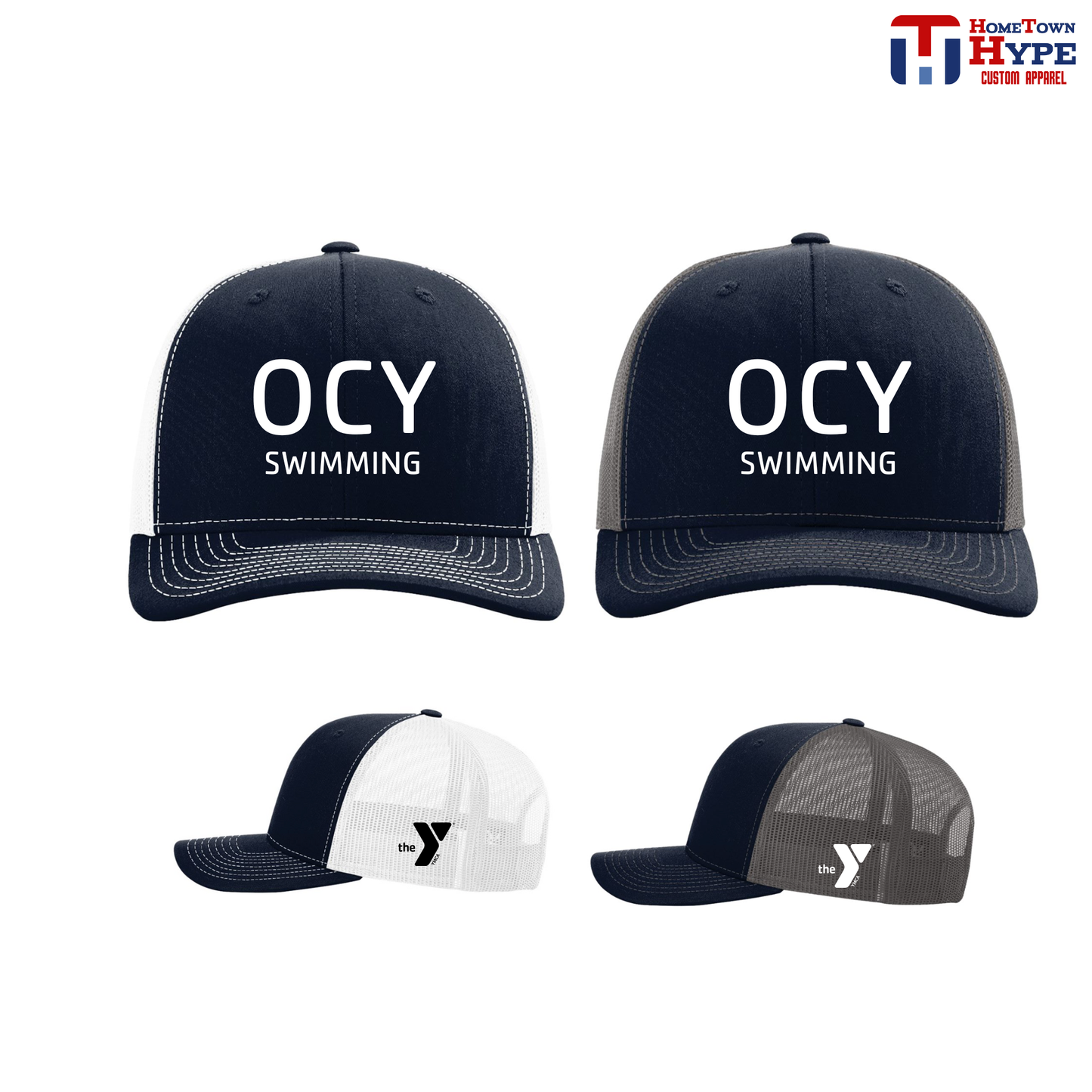 Snapback Trucker Hats - OCY Swimming