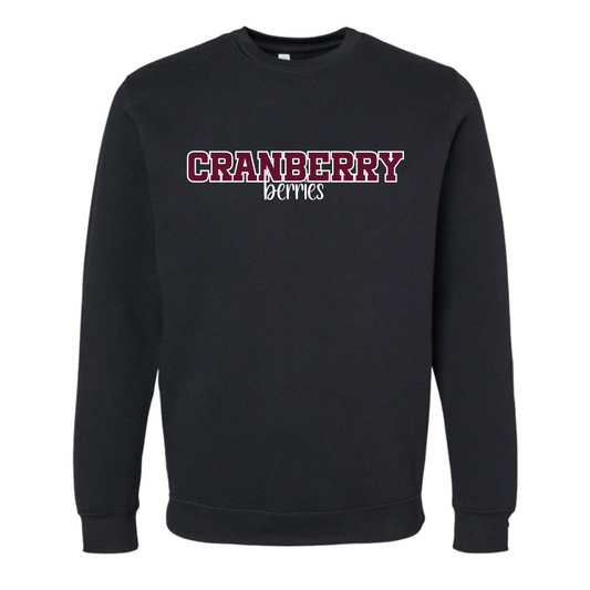 Cranberry  - Script Local School Spirit Crew Neck