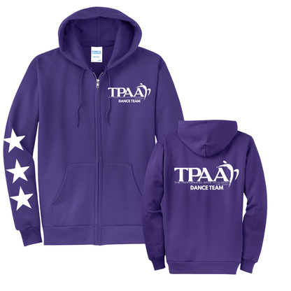 TPAA Full Zip Hoodie- TPAA Dance Team