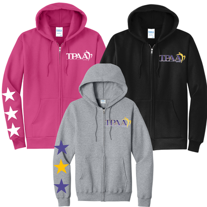 TPAA Full Zip Hoodie- TPAA Dance Studio