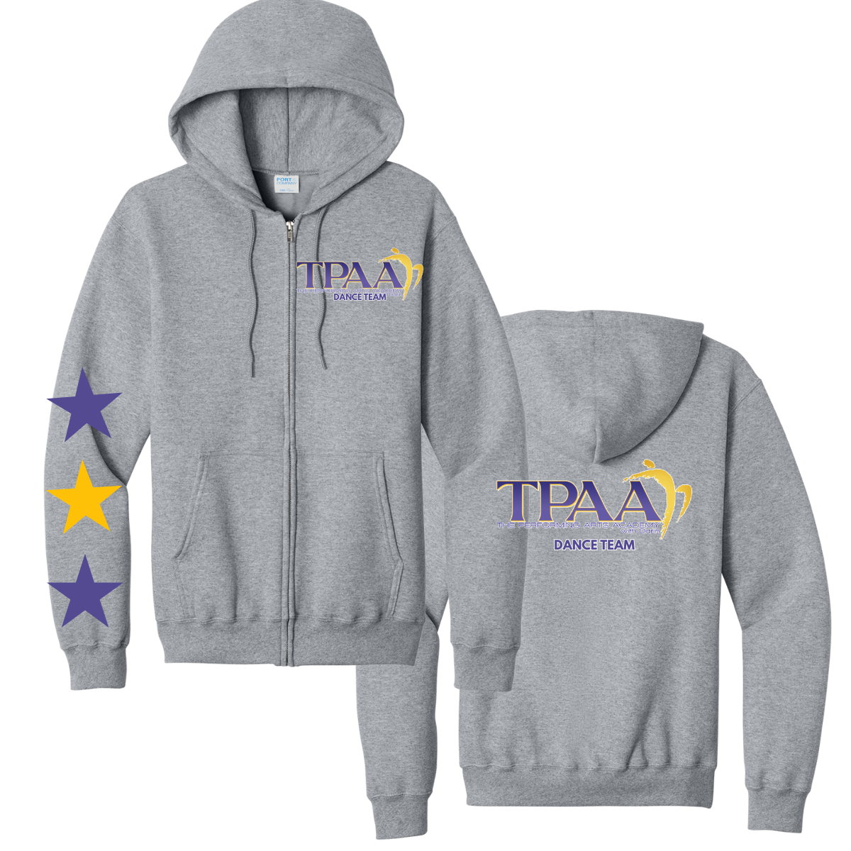 TPAA Full Zip Hoodie- TPAA Dance Team