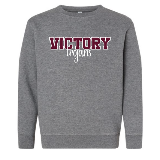 Victory - Script Local School Spirit Crew Neck