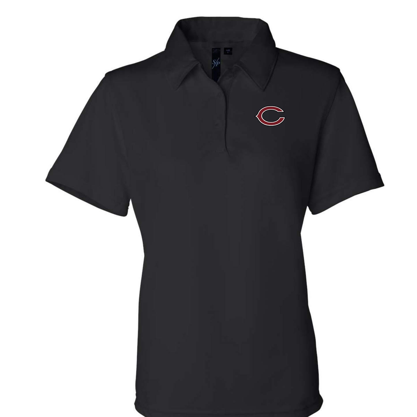 Polymesh Embroidered Polo - Cranberry Berries