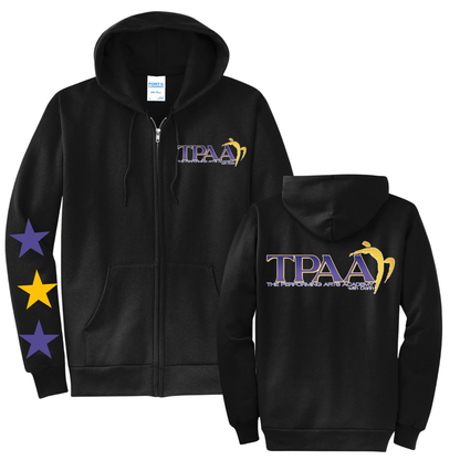 TPAA Full Zip Hoodie- TPAA Dance Studio