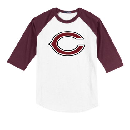 Colorblock Raglan Jersey -  Cranberry Berries