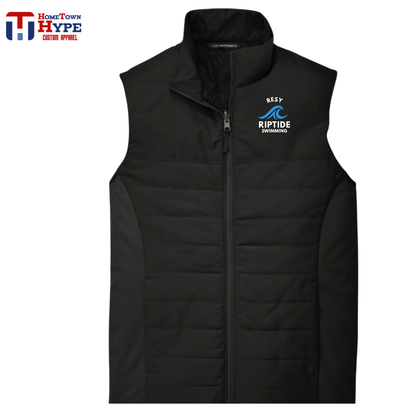 Insulated Embroidered Vest - RESY Swimming