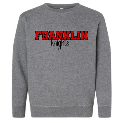 Franklin- Script Local School Spirit Crew Neck