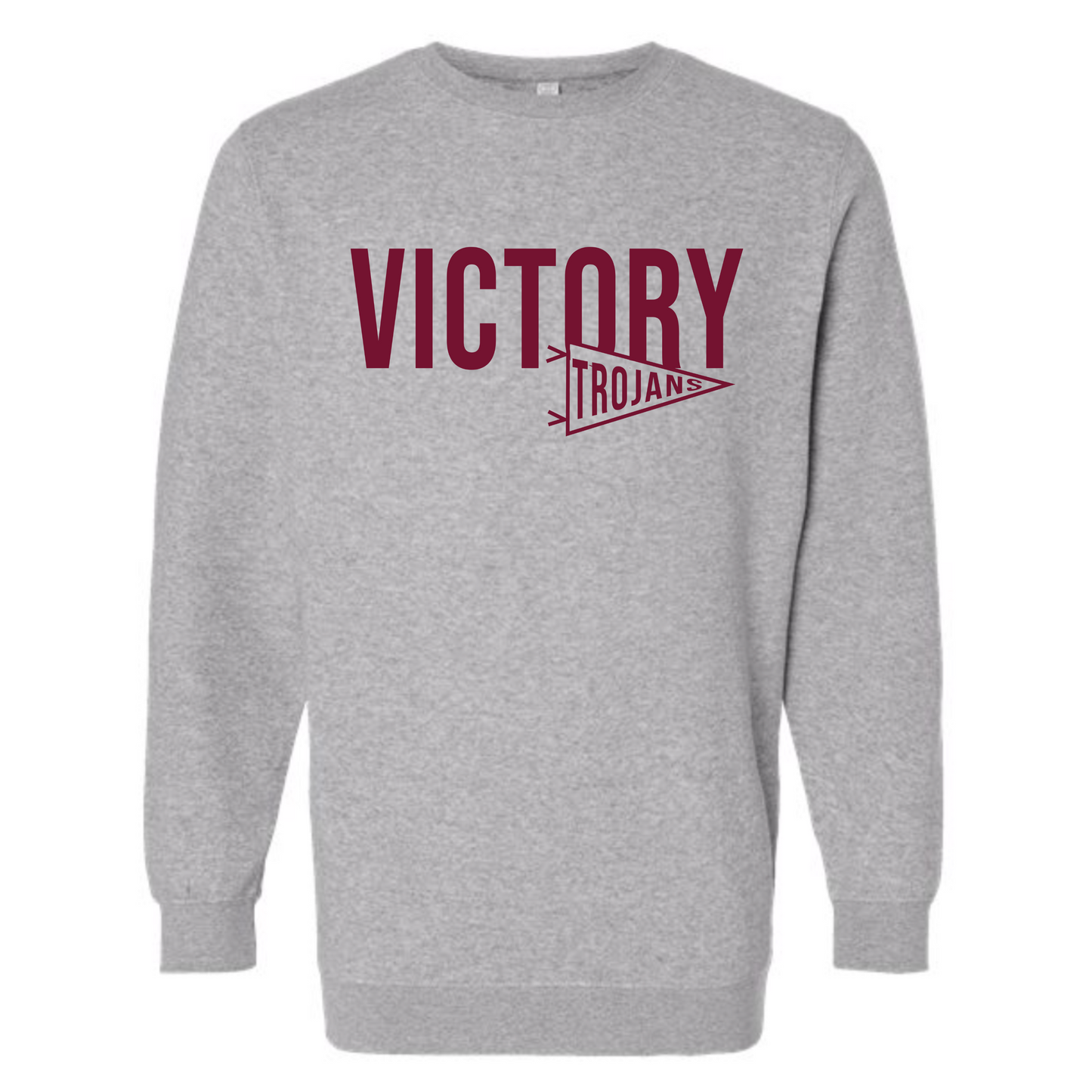 Victory - Pennant Local School Spirit Crew Neck