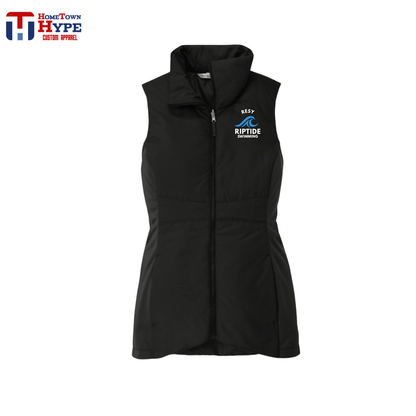 Insulated Embroidered Vest - RESY Swimming