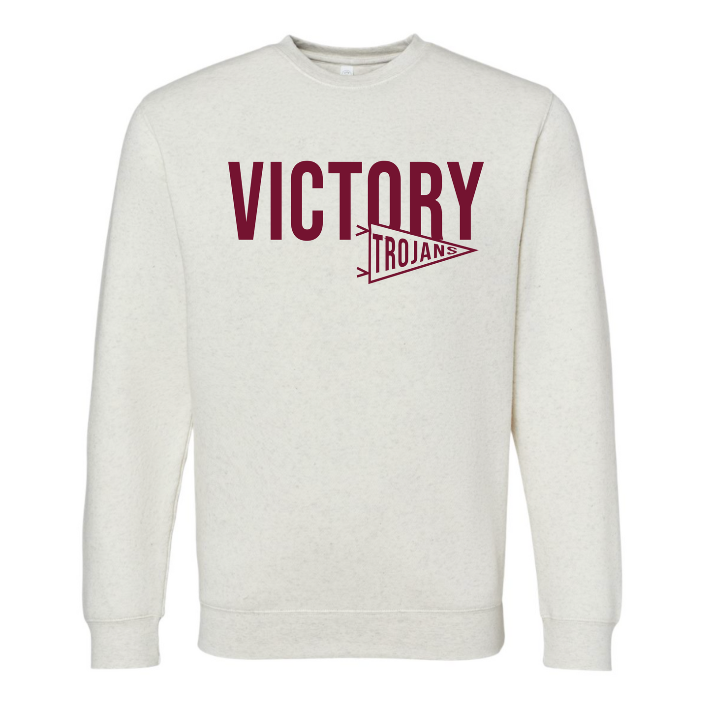 Victory - Pennant Local School Spirit Crew Neck