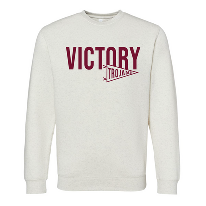 Victory - Pennant Local School Spirit Crew Neck