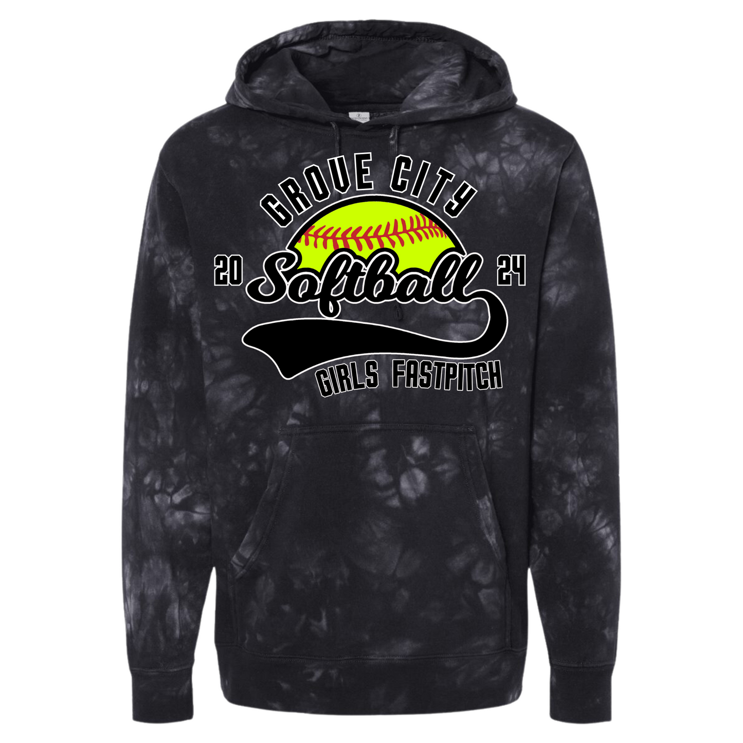 Tie Dye Hoodie - Grove City Fastpitch