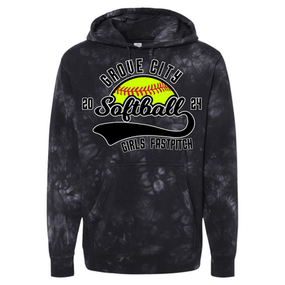 Tie Dye Hoodie - Grove City Fastpitch