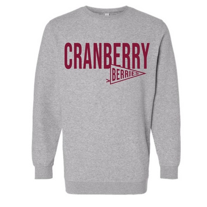 Cranberry - Pennant Local School Spirit Crew Neck