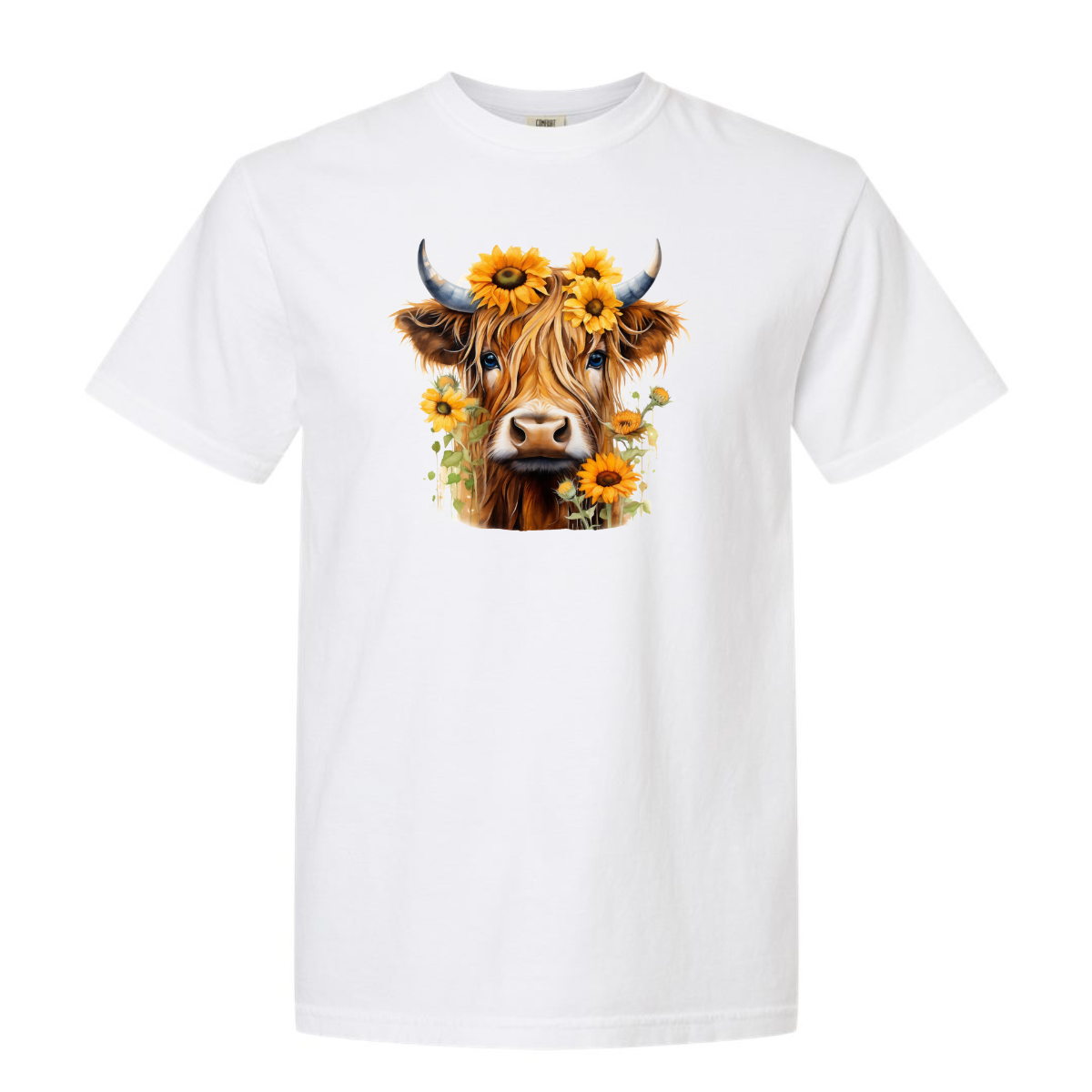 Animal Lover -  Sunflower Highland Cow