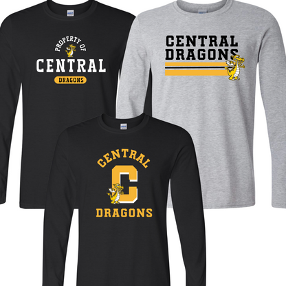 Long-Sleeve Tee - Central Dragons '24