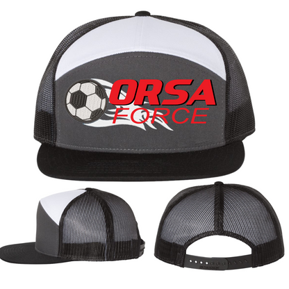 Embroidered 7 Panel Snapback Hats - ORSA 2024