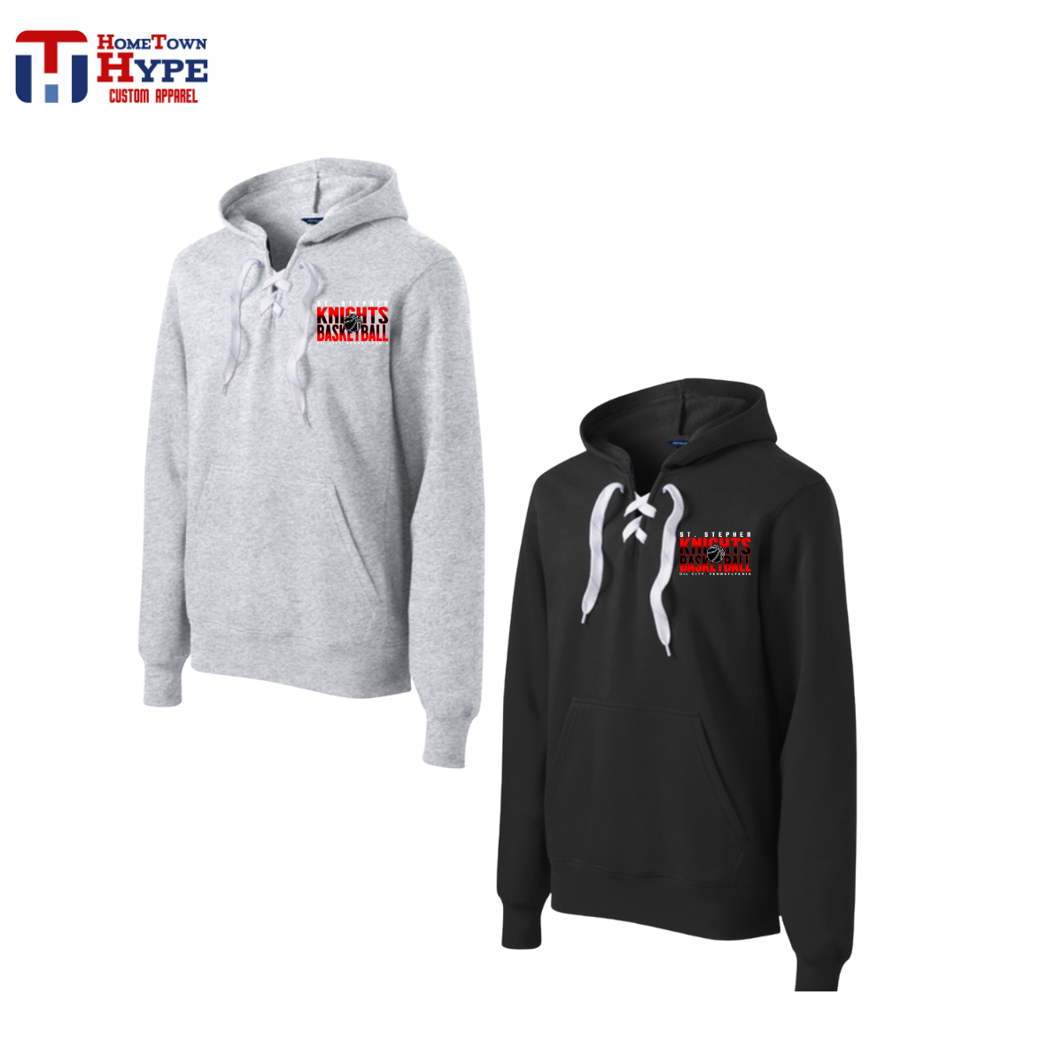 Laced Up Hoodie - St Stephen Knights
