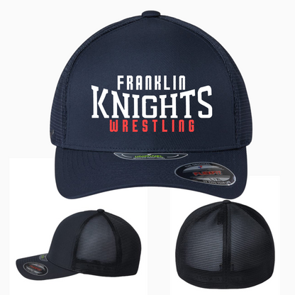 Embroidered Fitted Flexfit Hat - Franklin Wrestling 2023