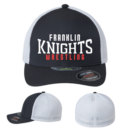 Embroidered Fitted Flexfit Hat - Franklin Wrestling 2023