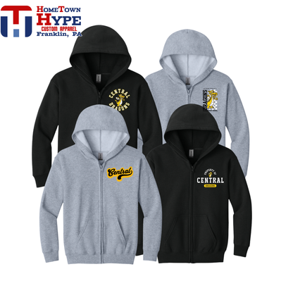 Full Zip Hoodie - Central Elementary