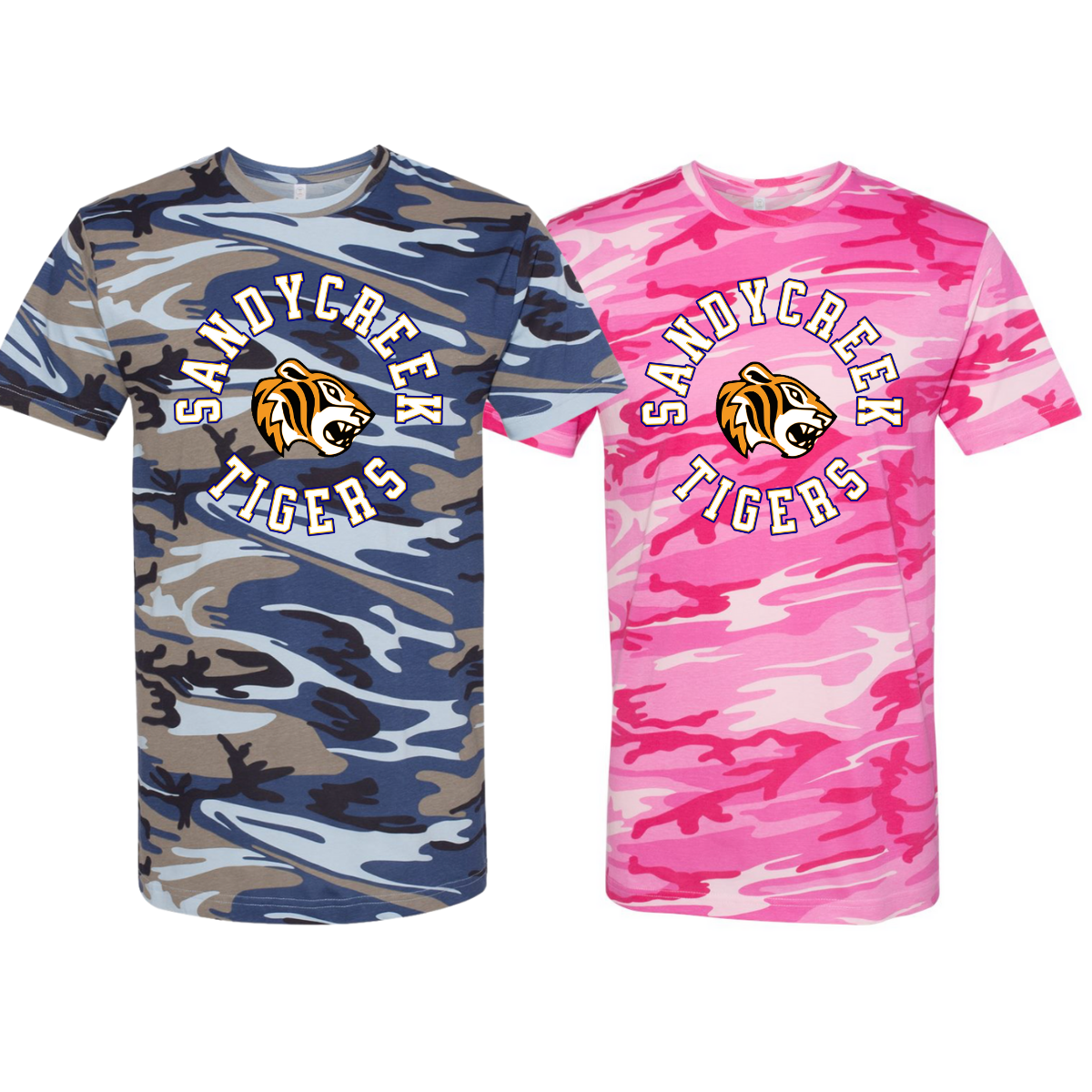Camo T-Shirt - Sandycreek Elementary