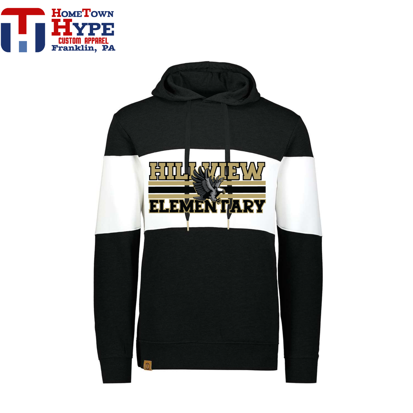 All American Color Block Hoodie - Hillview Elementary 2025-2026