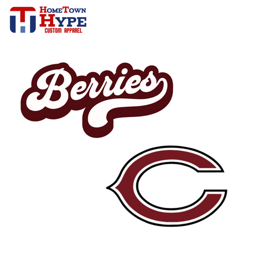 2 pk Stickers - Cranberry Berries