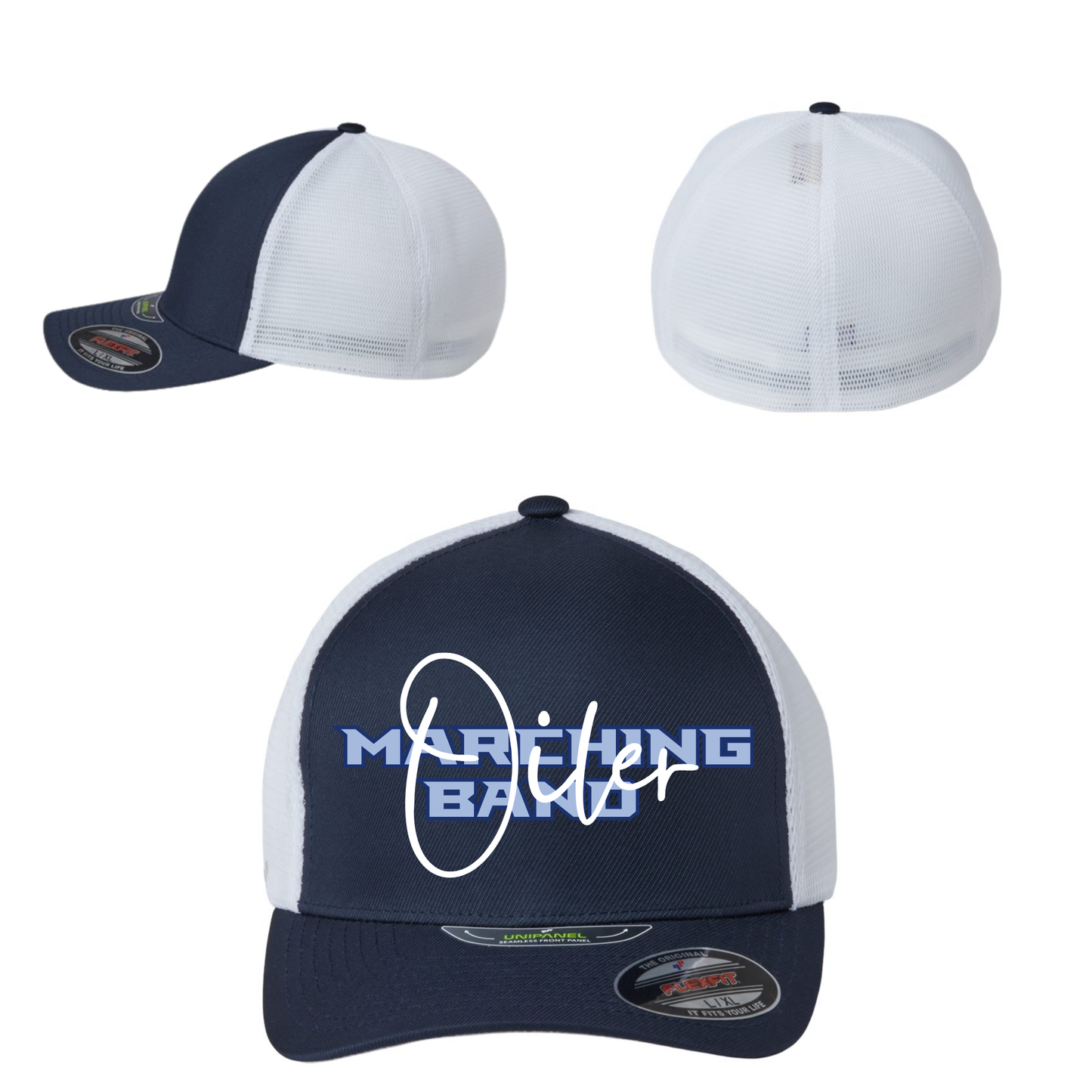 Embroidered Flexfit Hats : Oiler Marching Band