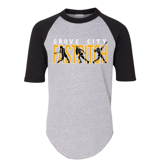 Raglan Baseball Shirt - Grove City Fastpitch