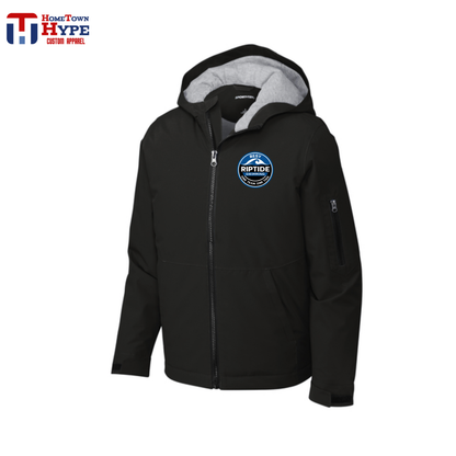 Waterproof Insulated Embroidered Jacket - RESY Swimming